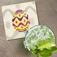 thumbnail image 2 of Round Pattern Easter Egg 4'' X 4'' Square Wooden Coaster, 2 of 3