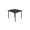 thumbnail image 3 of Regency Kee 30 in. Small Square Breakroom Table- Neo Walnut Top, Black Folding Legs, 3 of 10