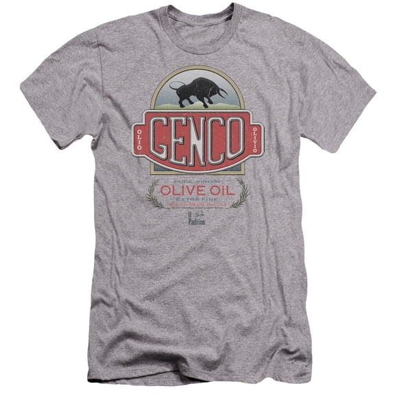 Godfather Genco Olive Oil Premium Adult 30/1 T-Shirt Athletic Heather