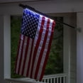 thumbnail image 2 of Evergreen 29"D Solar Light for House Flag- Durable Hardware for Flags, 2 of 9