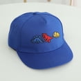 thumbnail image 2 of LYHaoo Boys Hat Children Baseball Cap Summer Cartoon Prints Caps Car Girls Trucker Kids Sun Kids Hat Baseball Hat,Blue, 2 of 4