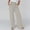 Gray, variant on Patlollav Womens Casual Solid Color Elastic Loose Pants Straight Wide Leg Trousers Pants with Pocket