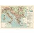 thumbnail image 2 of Drioux 18x14 Gold Ornate Wood Framed with Double Matting Museum Art Print Titled - Europe Italy Turkey Greece - Drioux 1882, 2 of 4
