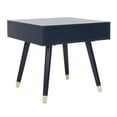 thumbnail image 5 of SAFAVIEH Levinson 1-Drawer Rustic Gold Cap End Table, Navy, 5 of 10