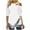 White, variant on XFLWAM Women's Cold Shoulder Long Sleeve Top Casual Sequin Tunic Blouse T-Shirts Gray XL