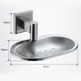 thumbnail image 2 of FESTFENDS Wall Mounted Soap Holder Silver 304 Stainless Steel 1Pcs 5.9x3.9x3.1in, 2 of 8