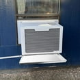1 Set of AC External Unit Drip Tray Air Conditioner Drip Pan Leak Proof Drip Tray with Water
