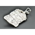 thumbnail image 6 of Diamond Jesus Crying Face Pendant .925 Sterling Silver 0.60 Ct Mini Charm, 6 of 9