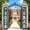 Blue, variant on 71 x 12 Inches Graduation Door Banner Set for Doorway Porch Yard, Class of 2026 and Congrats Grad Theme Decor Outdoor Indoor Front Door Wall Large Hanging Welcome Sign Prom Party Decorations (Blue)