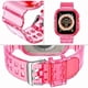 thumbnail image 2 of Correa de Silicona Transparente con Case para Apple Watch, Compatible con Todas las Series, 2 of 5