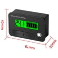 thumbnail image 4 of Digital Voltage and Battery Capacity Tester for 8-30V Systems with Low Voltage Alarm, Reverse Polarity Protection, Power Failure Memory, and Splash-Proof Design - Ideal for Lithium and Lead Acid, 4 of 6
