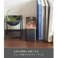 thumbnail image 2 of Yamazaki Home Stacking Accessories or Watches Case - Two Styles, Black, Plastic + Wood, Accessories, Sliding Divider, No Assembly, 2 of 5