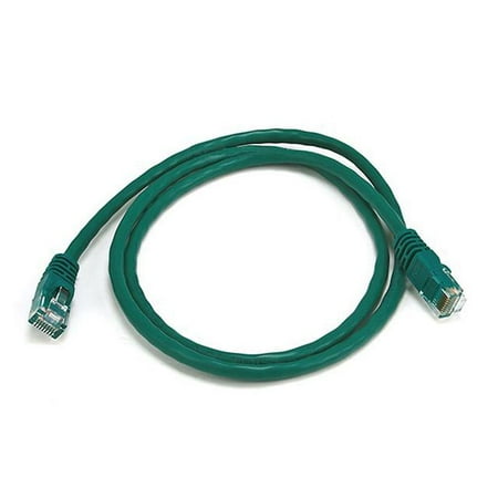 UPC: 0844660021339 | Monoprice 2133 3 ft. Cat5e 24AWG Unshielded Twisted Pair Ethernet Network Patch Cable Green