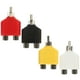 thumbnail image 4 of 4 divisores RCA macho a doble RCA hembra, adaptador Y, adaptador doble RCA hembra., 4 of 7