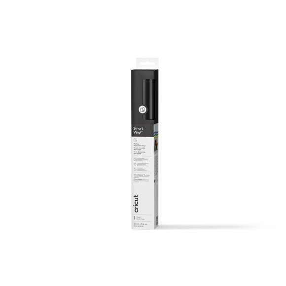 Cricut® Smart Vinyl™ Matless Removable Vinyl (3 ft), Black