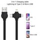 thumbnail image 3 of Cable Retráctil Artesanía De Cobre Soporte De Seguridad Cable Usb Multipropósito Accesorios Para Teléfonos Móviles Mini Cargador De Aleación De Cuatro Puertos Cateissary EL016483-01, 3 of 5