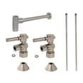 thumbnail image 3 of Kingston Brass CCRCA2 Vintage Standard Mount Shower Ring Connector 3 Holes, Polished Brass, 3 of 3