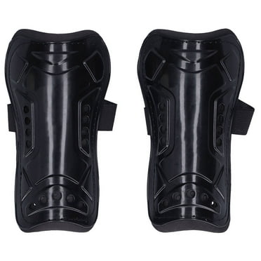 Adult Football Shin Guards - Sports Leg Protectors for Soccer Training (Black)