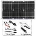 thumbnail image 4 of Solar Panel Kit Complete 6000w Modified Sine Wave Inverter Lcd Display Dual Usb Dc12v To With, 4 of 5