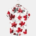 thumbnail image 4 of DPTALR George Men's Party Print Button Down Collared Short Sleeve Casual Shirts,Orange,Big and Tall Men M, 4 of 5