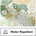 thumbnail image 4 of Pink Floral Shower Curtain, Abstract Pink and White Peony Shower Curtain Set for Bathroom Waterproof Aesthetic Bathroom Decor for Girls Women, 60x72 Inch, 4 of 5