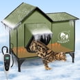 thumbnail image 1 of Casa para Gatos Calefaccionada GOLOPET con Aislamiento Impermeable, 1 of 9