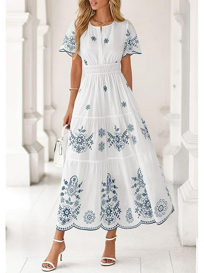 white corseted dress Miss Circle Sacha Lace Drop Waist Corset Puffy Mini L evening events Ruched Puff Short Sleeves Size:L/Fit Bust: 39.4