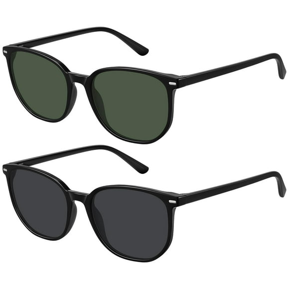 Gafas de Sol WOWSUN Retro Polarizadas Geométricas para Mujer y Hombre