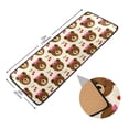 thumbnail image 3 of Dailycode Hallway Runner Rug 2x6 Non Slip Absorbent Soft Floor Mat for Home Kitchen Bedroom Entrance Bear Bow Cherry, 3 of 7