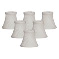 thumbnail image 2 of Royal Designs, Inc. Twisted Bell Clip on Chandelier Shade CS-716WH-6, White, 3 x 5 x 4.5, Pack of 6, 2 of 5