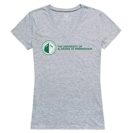 Uab University Of Alabama At Birmingham Blazer Womens Seal Tee T Shirt Heather Grey Medium