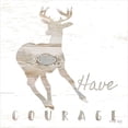 thumbnail image 3 of Jacobs, Cindy 20x20 Black Modern Framed Museum Art Print Titled - Have Courage Deer, 3 of 5