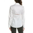 thumbnail image 2 of Helmut Lang womens  Seamed Slash Shirt, xs, White, 2 of 2