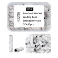thumbnail image 1 of 30/40PC 3mm Mini juegos de bandas de lijado extralargas para eliminación de gel acrílico y pulido 80 # 120 # 180 # 240 # Broca para cutículas de acero inoxidable, 1 of 5