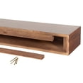 thumbnail image 6 of Mantels Direct Dakota 48 Inch Golden Pecan Floating Pine Wood Fireplace Mantel Shelf, 6 of 10