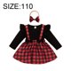 thumbnail image 2 of Conjunto de falda navideña para niña, camisetas de manga larga con volantes, vestido general con tirantes, 2 of 5
