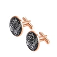 thumbnail image 2 of Christmas Stylish Men's Cufflinks for Formal Attire, Shirt Clip, Stainless Steel, Ideal for Business Meetings, 2 of 6