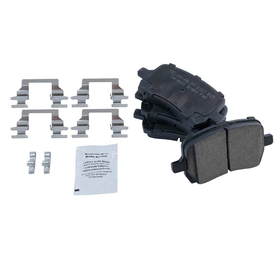 TRQ Front Premium Posi Ceramic Disc Brake Pad Set Left LH & Right RH for GM BFA73124 Fits select: 2004-2012 CHEVROLET MALIBU, 2005-2007 CHEVROLET COBALT