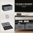 thumbnail image 4 of HOMCOM TV Stand, TV Table with Storage for 55 Inch Television, Black, 4 of 10