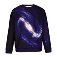 thumbnail image 3 of IROINNID Discount Crew Neck Pullover Sweatshirts Casual Graphic Print Long Sleeve Daily Fit 3D Printed Sweatshirts Tops,Purple, 3 of 4