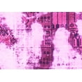 thumbnail image 1 of Ahgly Company Indoor Rectangle Abstract Pink Modern Area Rugs, 2' x 3', 1 of 4
