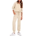 thumbnail image 1 of Conjunto Deportivo PRETTYGARDEN para Mujer Otoño 2 Piezas con Sudadera con Cierre XL, 1 of 8