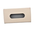 thumbnail image 2 of deevoka 2xCar Visor Tissue Dispenser Tissue Box 9x5inch Backseat Napkin Holder Beige 2 Pcs, 2 of 9