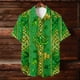 thumbnail image 5 of Blusa y camisa hawaiana de manga corta con cuello vuelto para hombre, camisa unisex de verano para playa, informal, de manga corta, con botones, ropa estampada para el Día de San Patricio, blusa para, 5 of 8