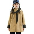 thumbnail image 1 of Birdeem Children's Plaid Patchwork Detachable Hooded Windbreaker Jacket, Middle & Large Size, 1 of 8