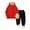 T-54Red16, variant on MEZZALL Kids Girls Hoodie And Jogger Winter Long Sleeve Warm Tracksuit Soft Plush Pullover With Pants Cozy Outfit Sets Cold Weather Play Lovely Clothes Sets