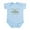 Sky Blue, variant on CafePress - Beverly Hills CA Infant Bodysuit - Baby Light Bodysuit, Size Newborn - 24 Months
