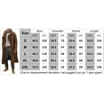 thumbnail image 6 of Mens Oversized Notched Long Faux Wool Blend Trench Coat Double Breasted Knee Length Lapel Winter Jacket(AG-L), 6 of 6