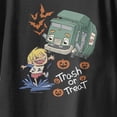 thumbnail image 3 of Trash Truck Trash Or Treat Halloween Youth T Shirt (Black, XS-XL), 3 of 4