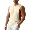 thumbnail image 2 of Qiyinn Mens Gym Sleeveless Tank Top Workout Muscle Shirt Cut Open Quick Dry Bodybuilding Vest, 2 of 5
